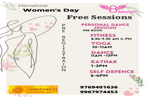 Women's Day Free Sessions